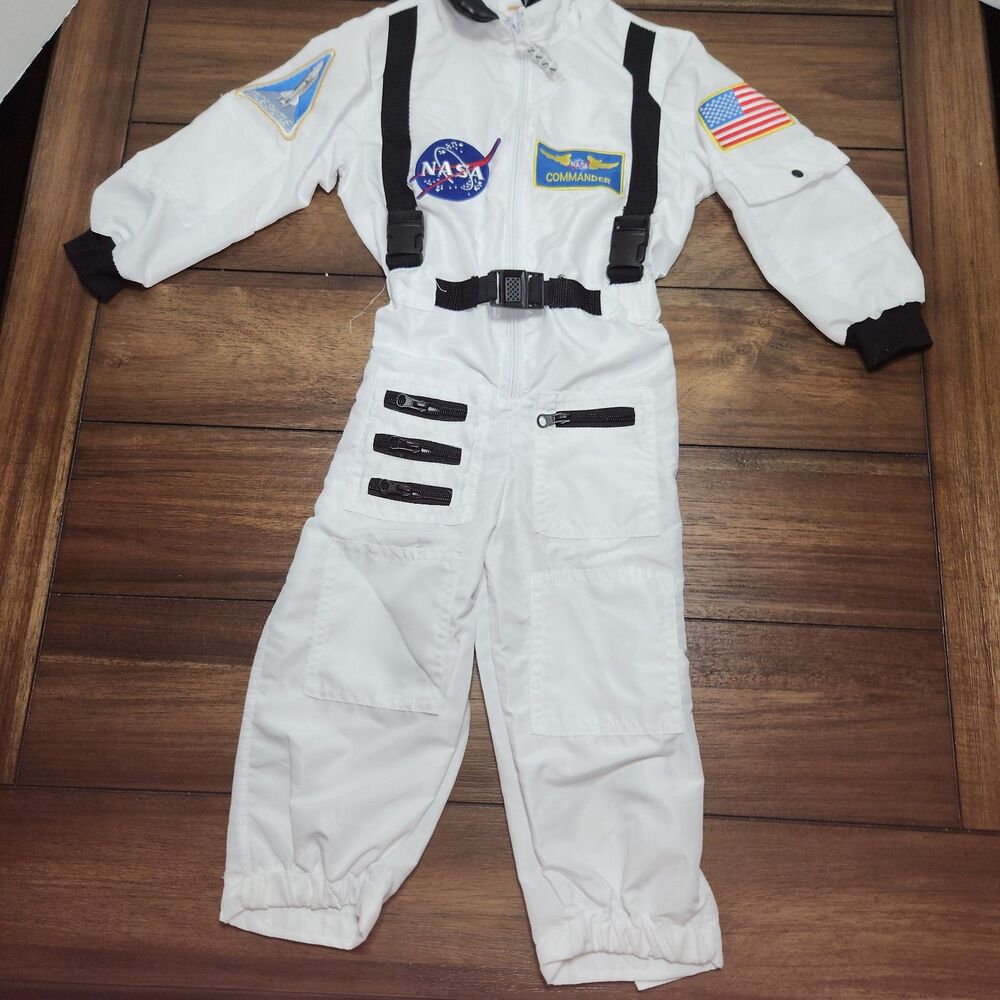 Get Real Gear Space Suit W/Decals White 2-3